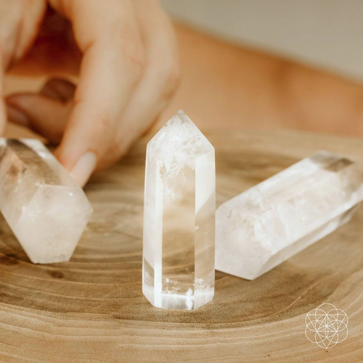 The Intention Stone - Clear Quartz Point
