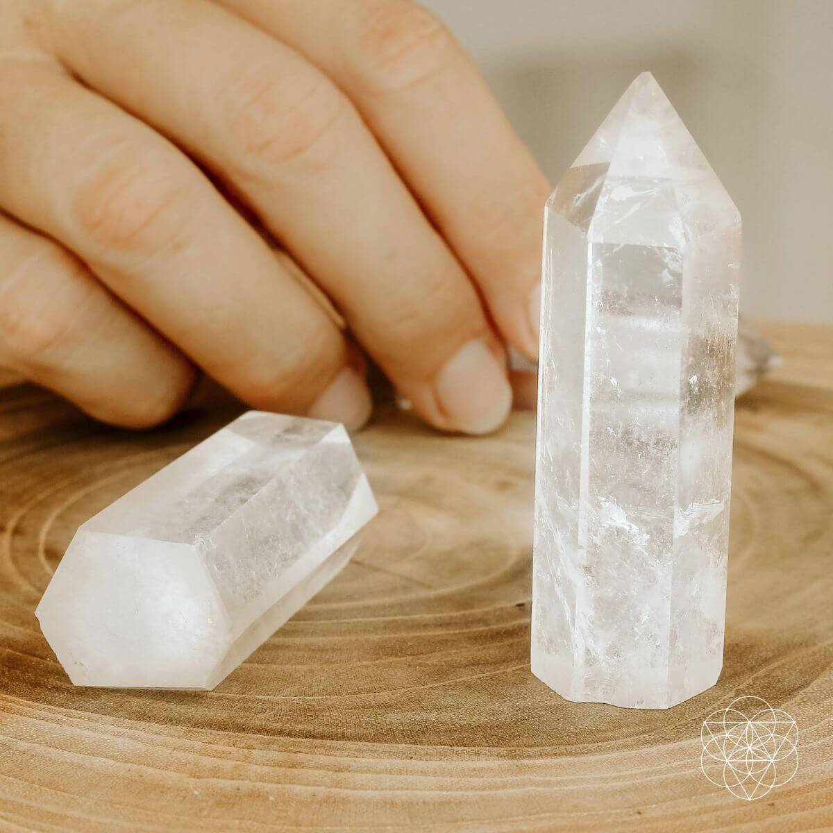 The Intention Stone - Clear Quartz Point